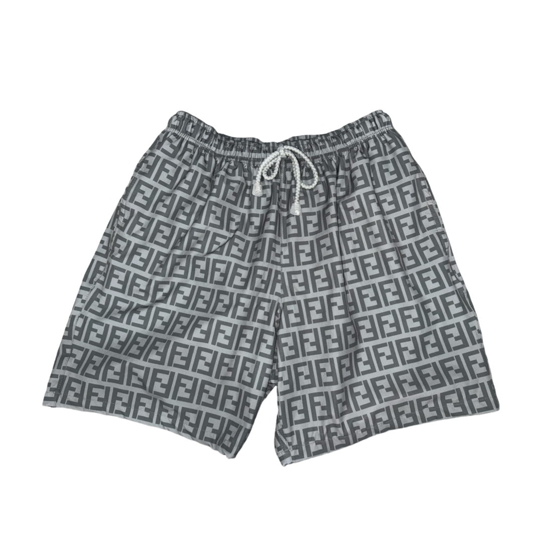Fendi Inspired Trunks (Gray)