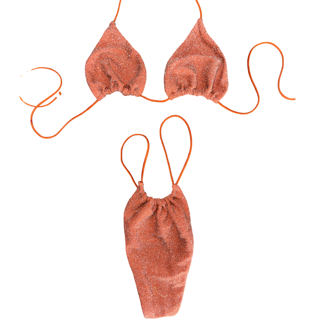 Pumpkin Spice String Bikini