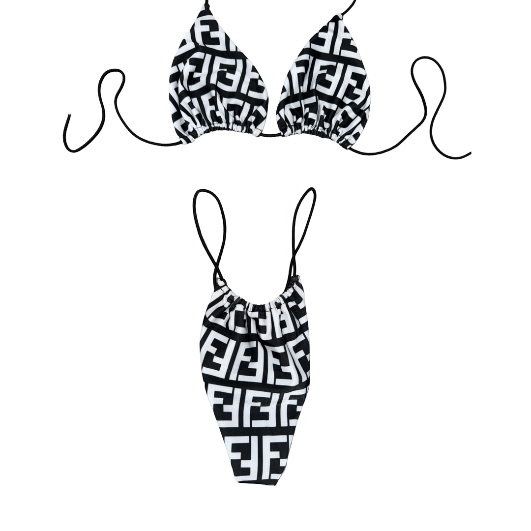 Fendi Inspired String Bikini