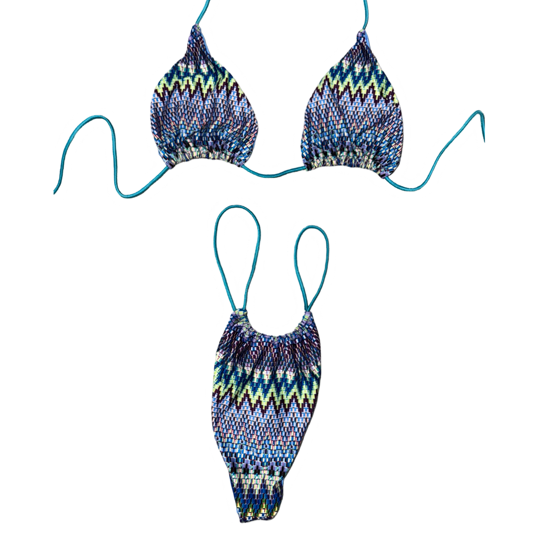 Zigzag Wave String Bikini