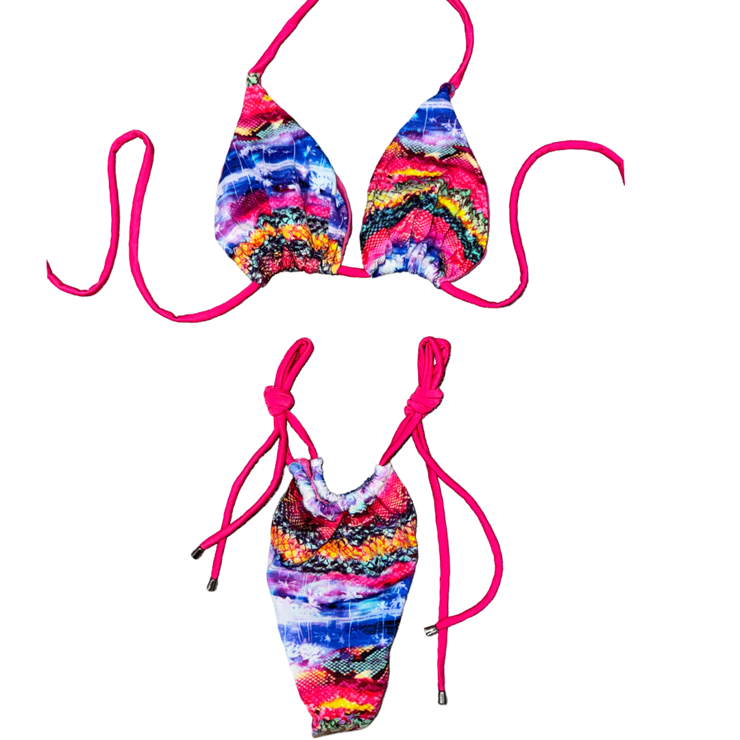 Multidimensional Tie Bikini
