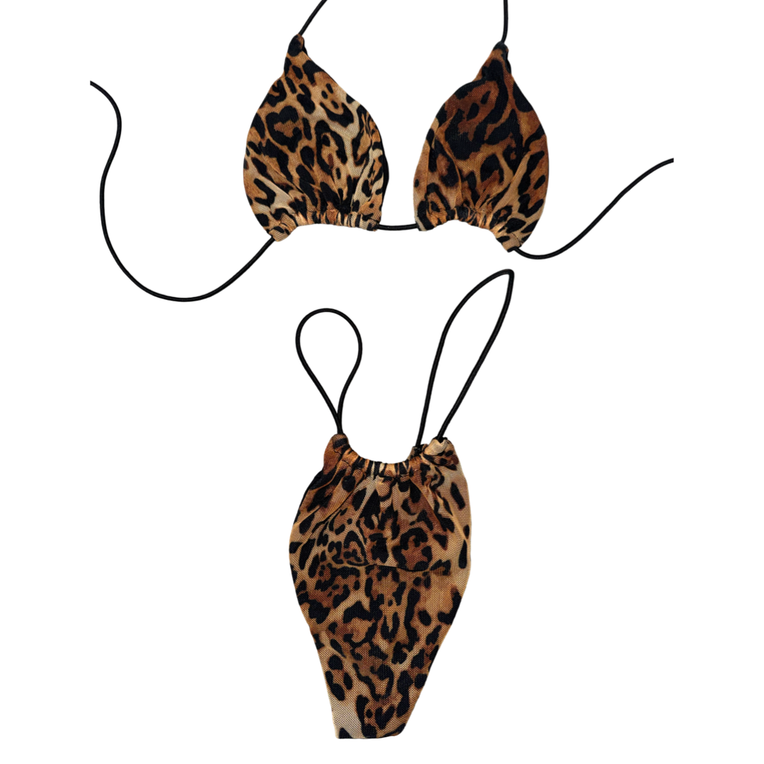 Golden Prowl String Bikini