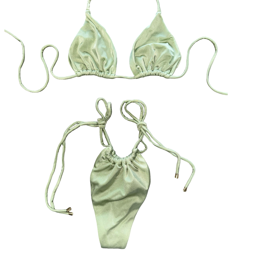 Matcha Dream Tie Bikini