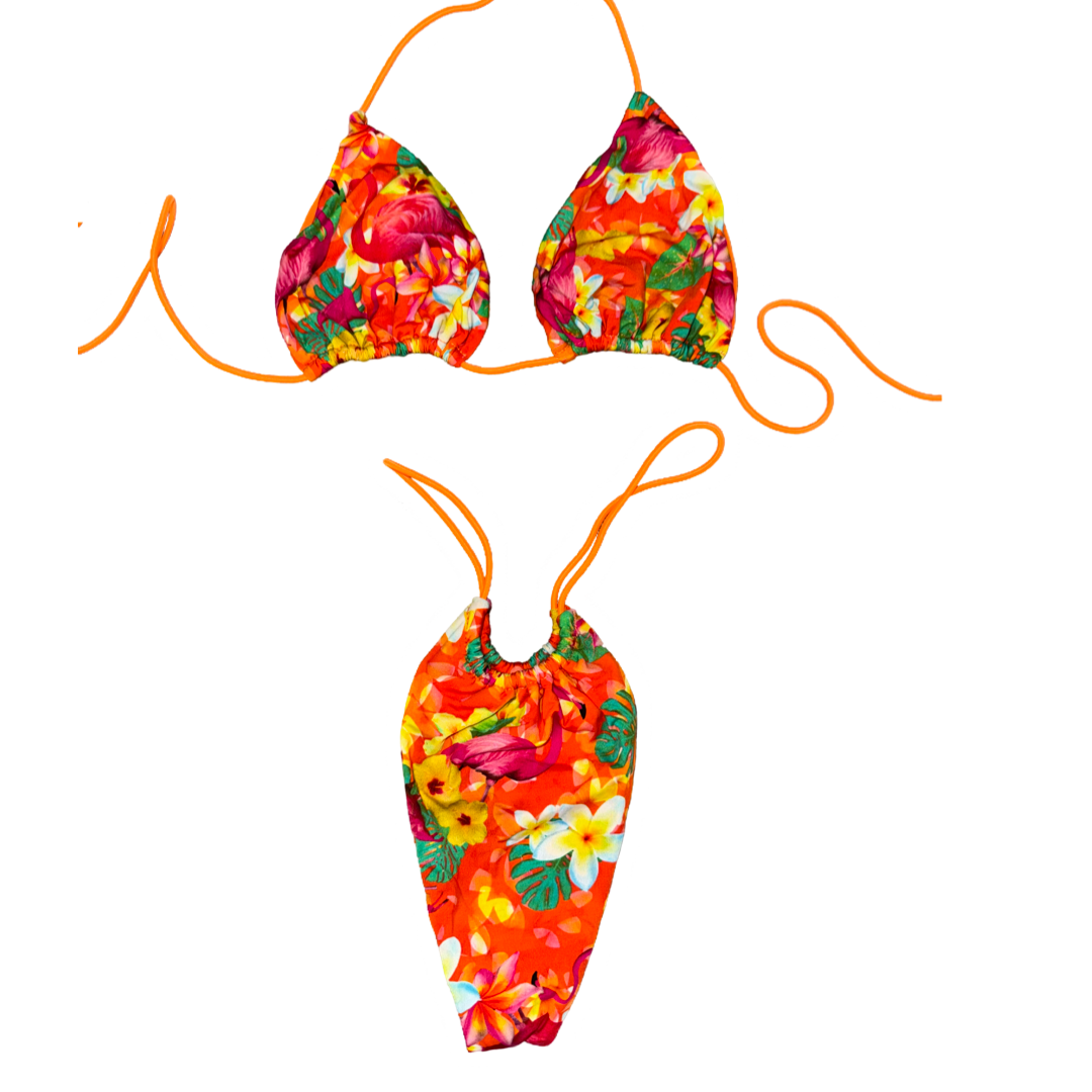 Sunset Luau String Bikini