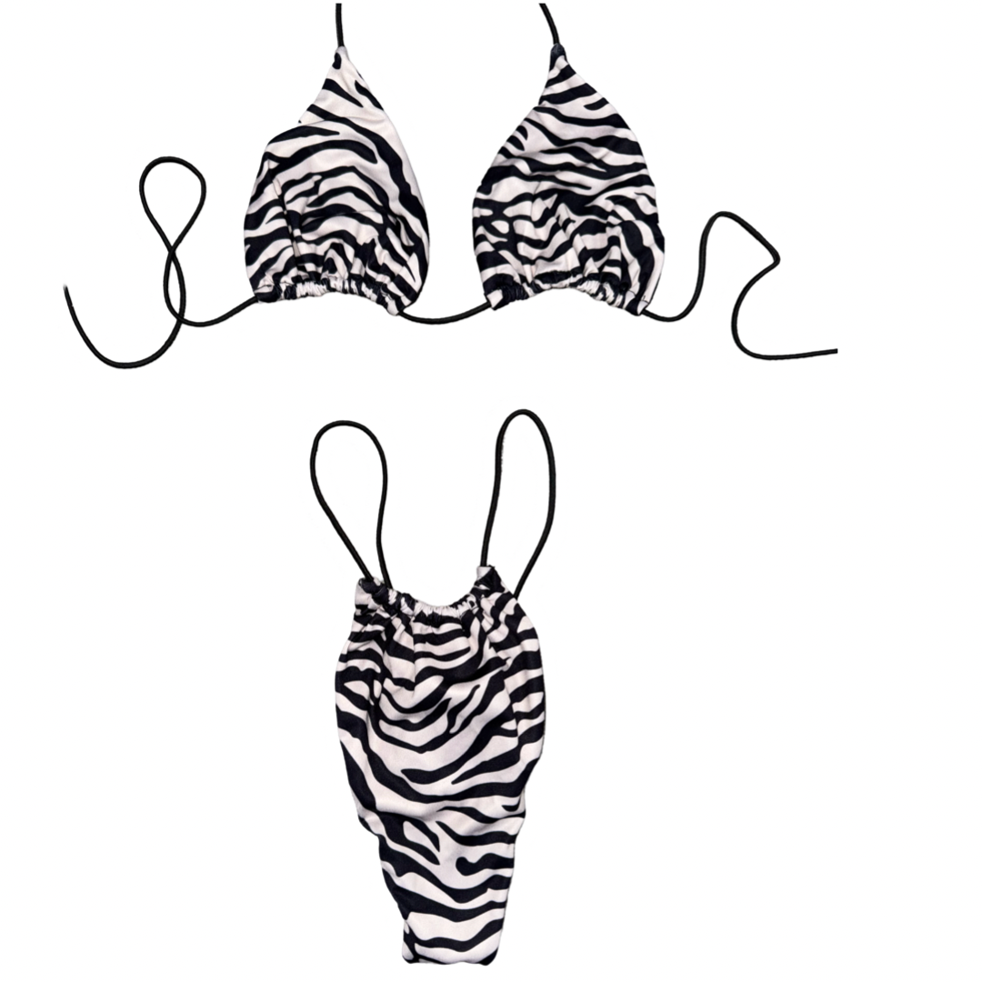 Zebra String Bikini
