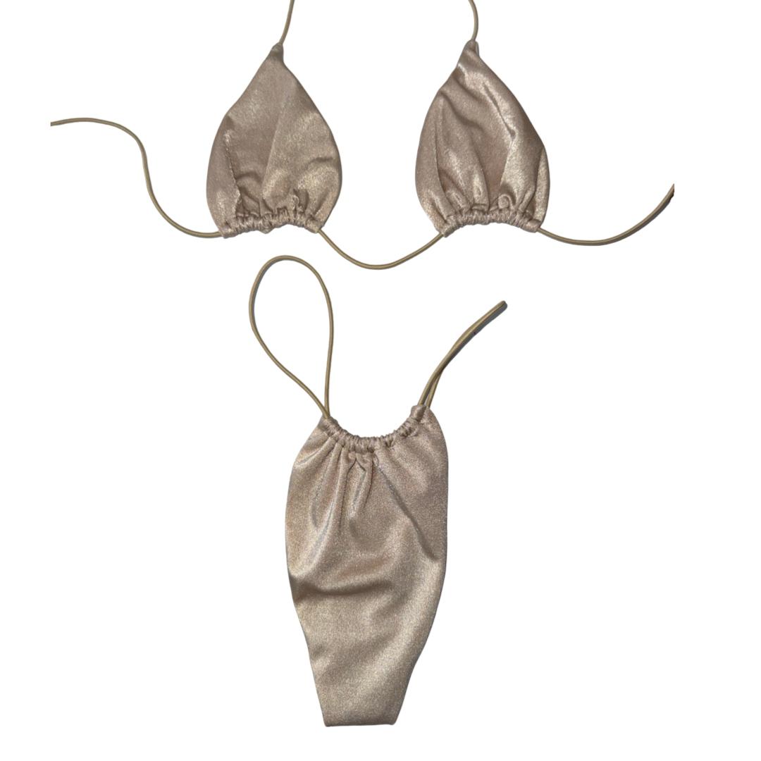 Champagne String Bikini