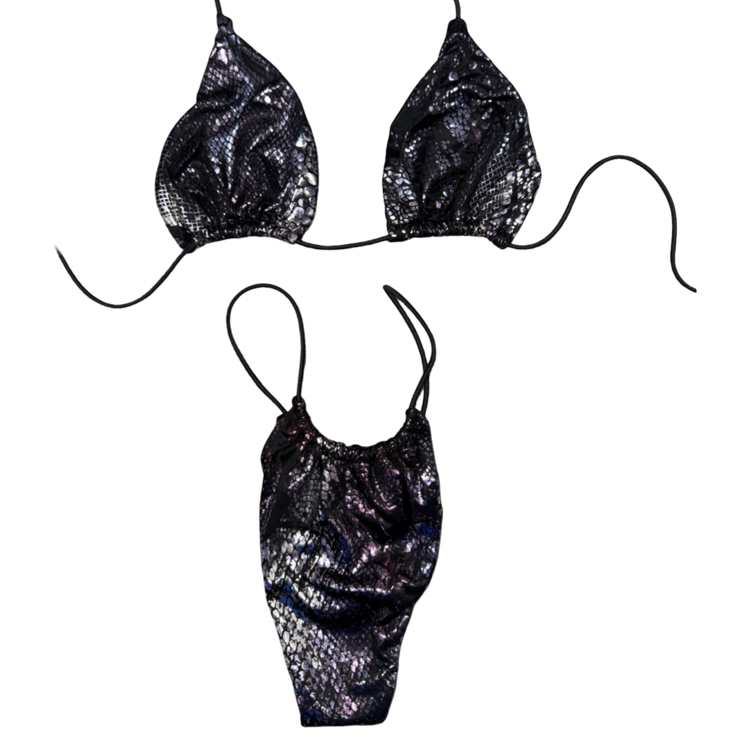 Midnight Viper String Bikini