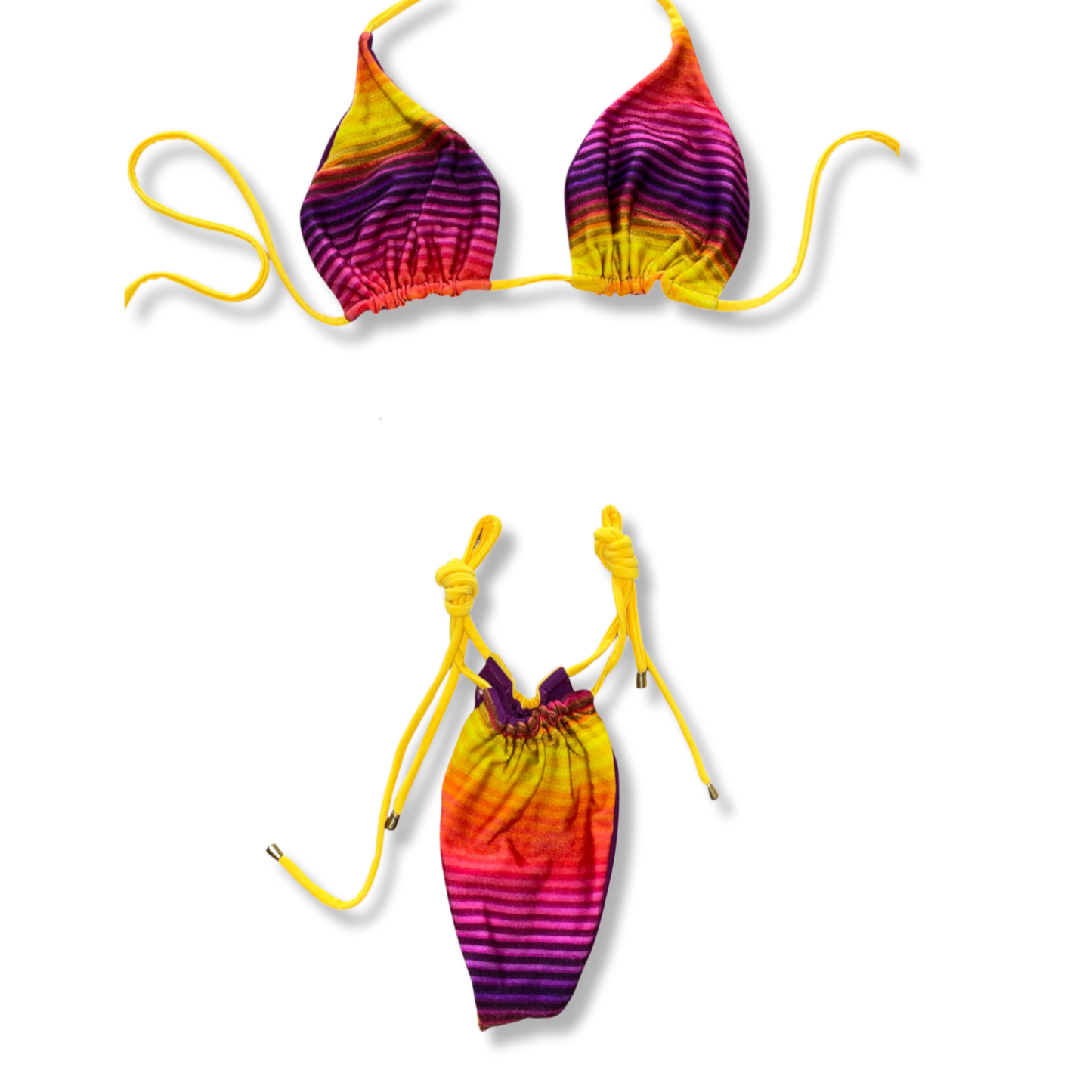 Purple Sunset Reversible Tie Bikini
