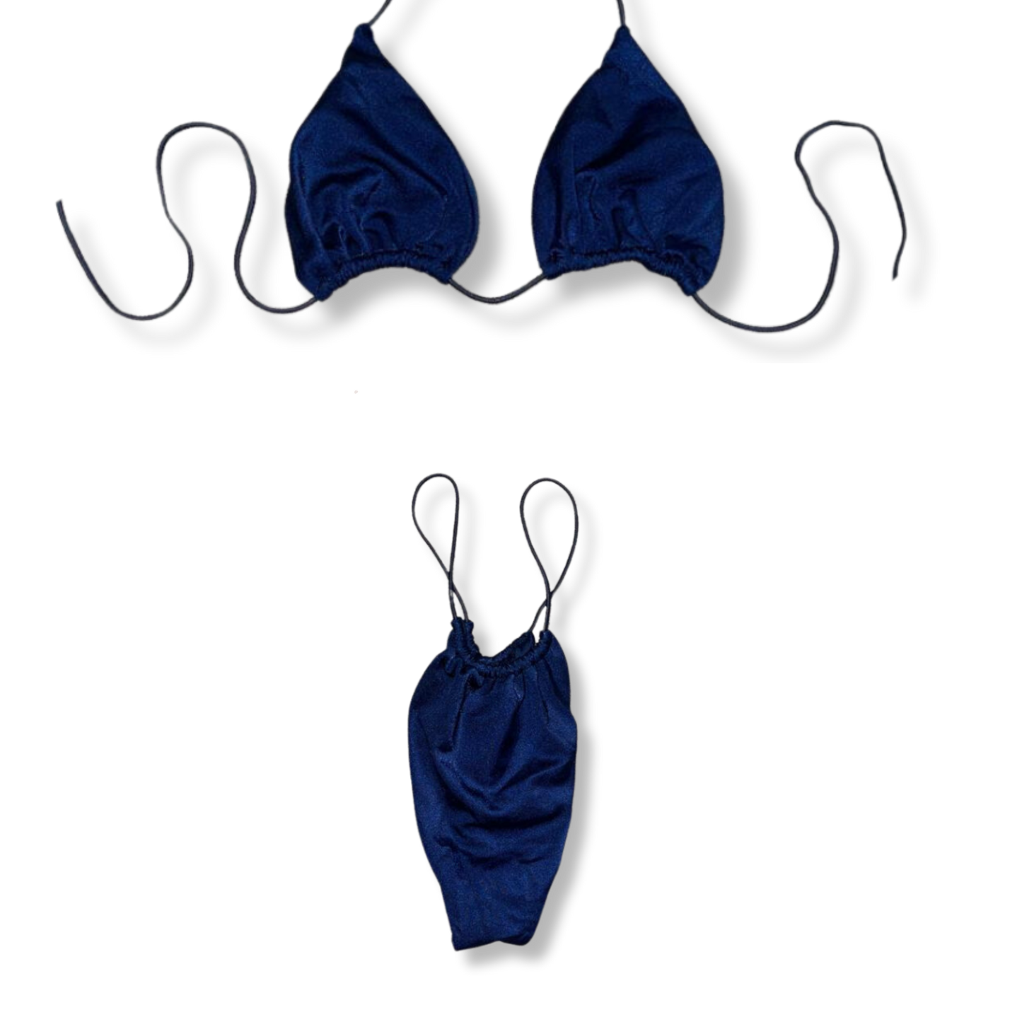 Midnight Silky Tie Bikini