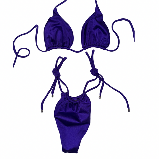 Violet Allure Tie Bikini