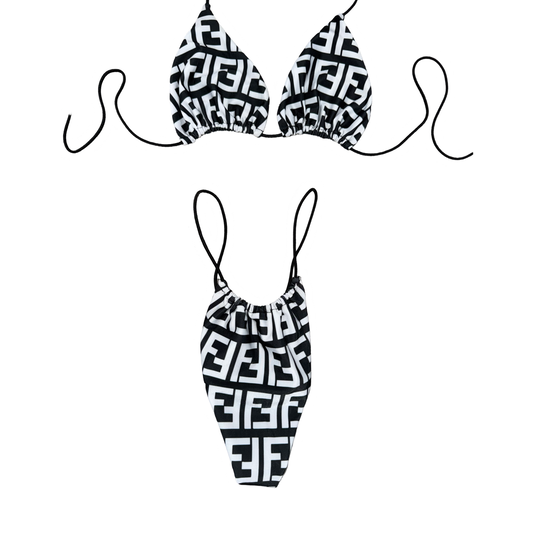 Fendi Inspired String Bikini