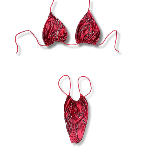 Scarlet Python String Bikini