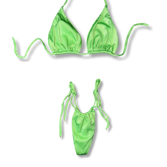 Silky Neon Tie Bikini