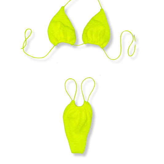 Ribbed Alton Road String Bikini