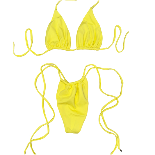 Mellow Yellow Tie Bikini