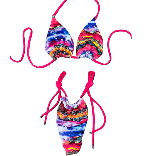 Multidimensional Tie Bikini