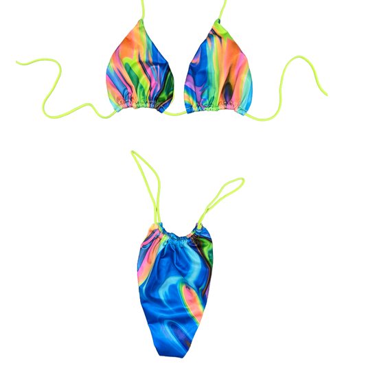 Electric Tide String Bikini