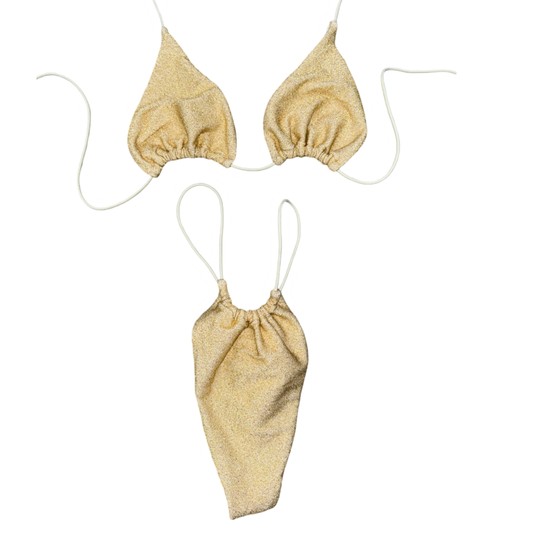 Champagne Drip String Bikini