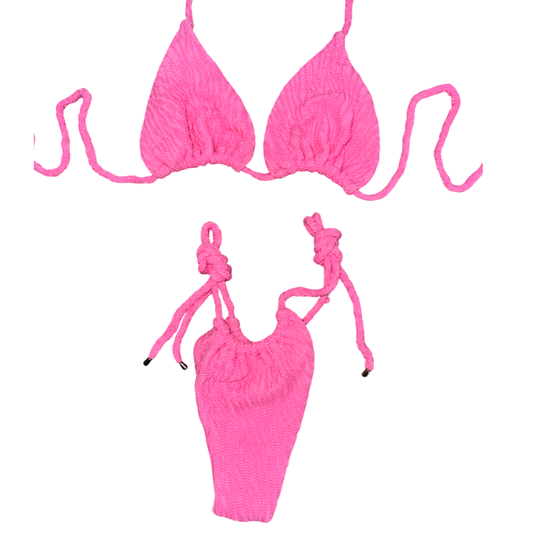 Bubblegum Bliss Tie Bikini