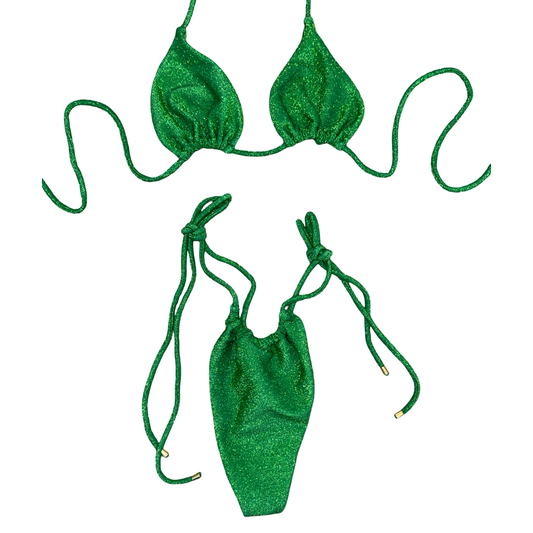 Tropical Jade Tie Bikini