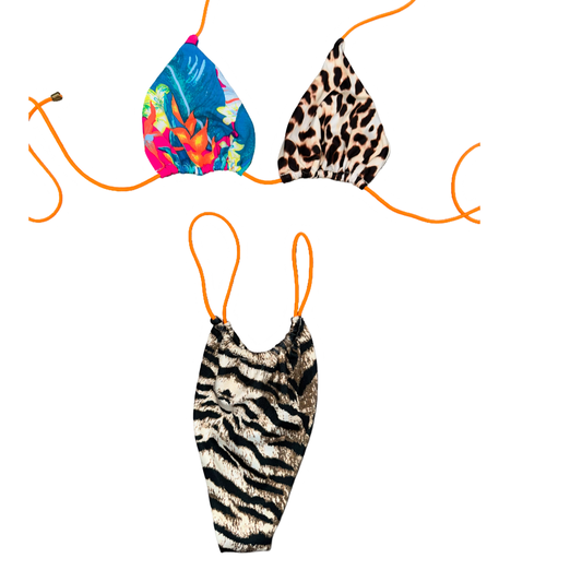 Jungle Mix String Bikini