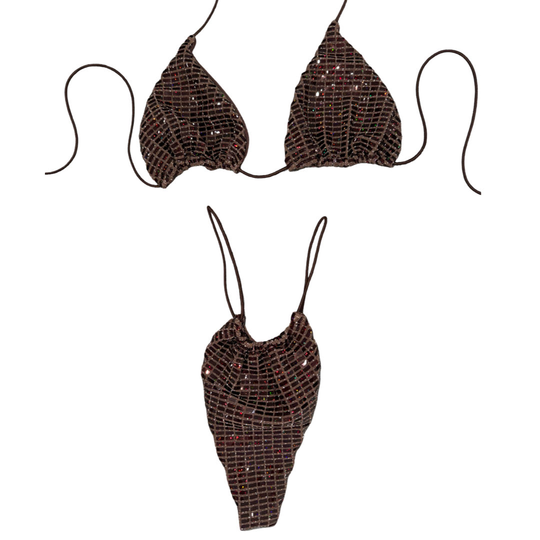 Brown Mariah String Bikini