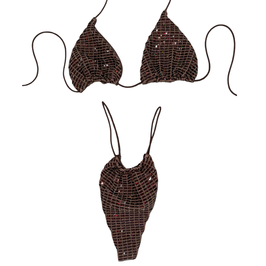 Brown Mariah String Bikini