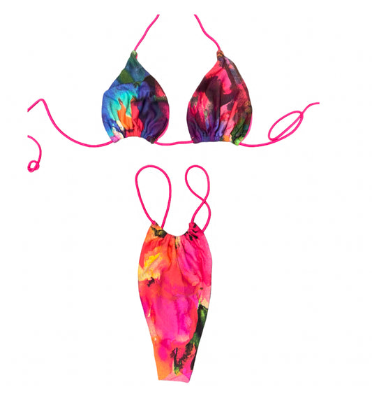 Painted Paradise String Bikini