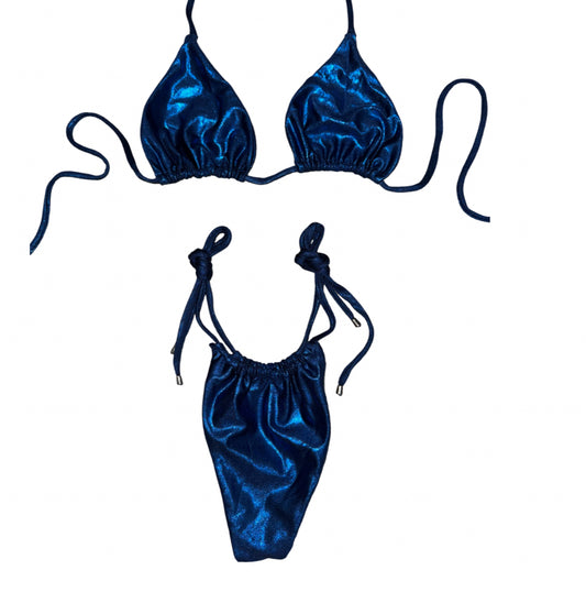 Sapphire Shine Tie Bikini