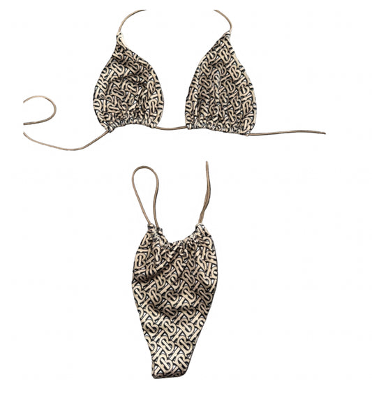 Burberry Inspired String Bikini
