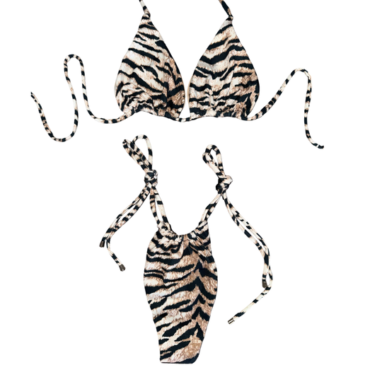 Walk On The Wild Side Tie Bikini