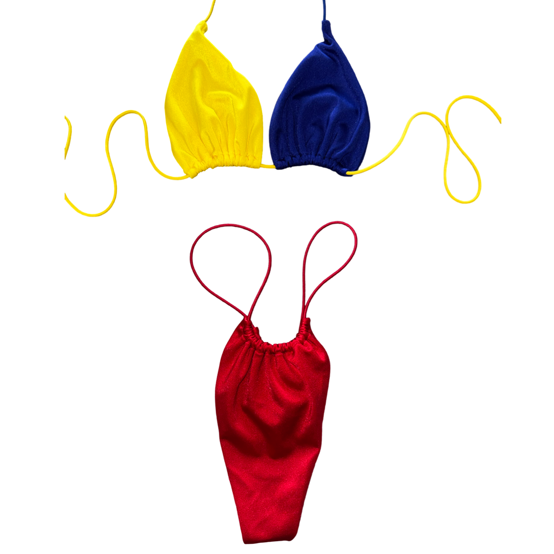 Viva Colombia String Bikini