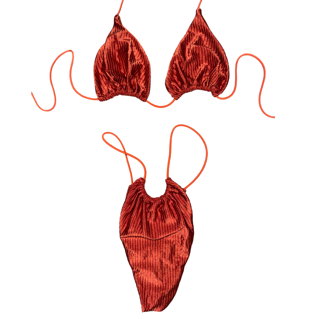 Burnt Kiss String Bikini