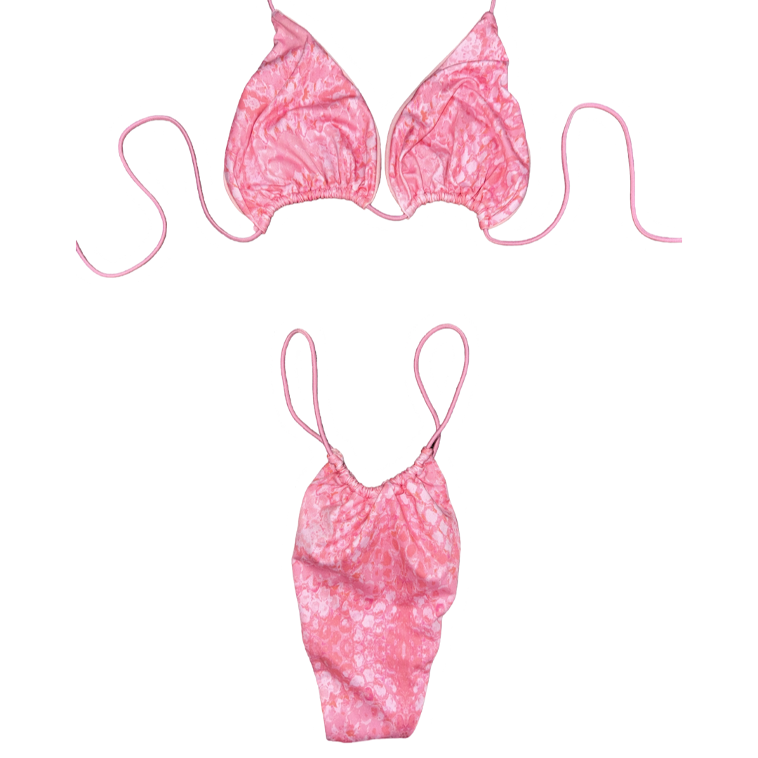 Blushing Snake String Bikini