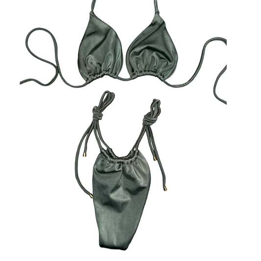 Olive Obsession Tie Bikini