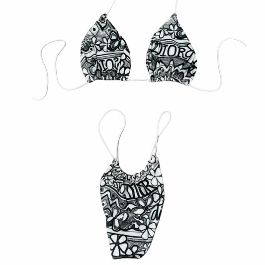 Dior Floral String Bikini