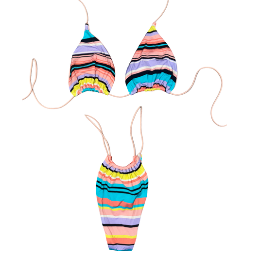 Rainbow Rush String Bikini