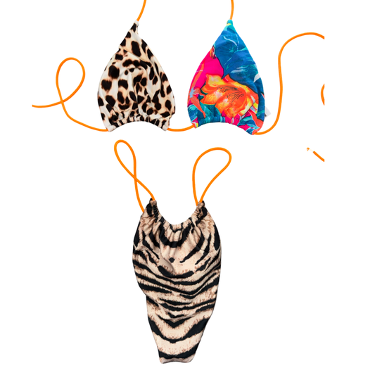 Jungle Mix String Bikini