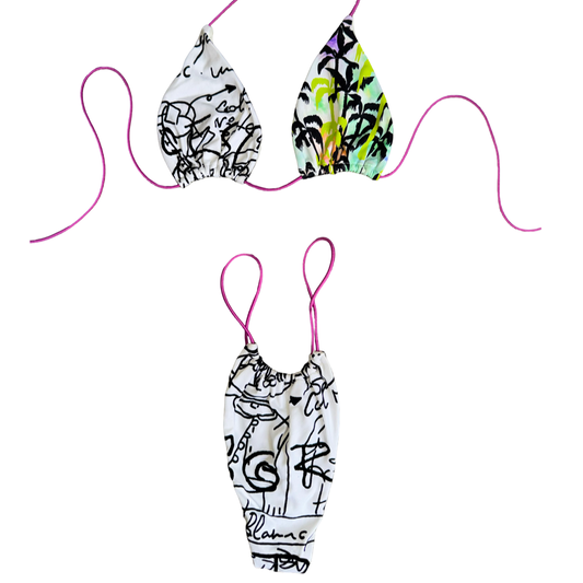 Palm & Poetry String Bikini