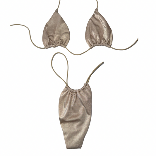 Champagne String Bikini