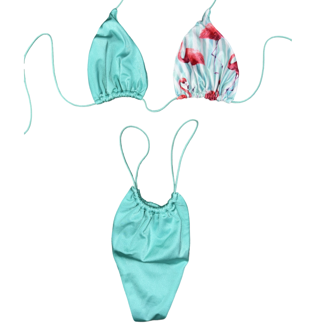 Mint to Be Wild String Bikini