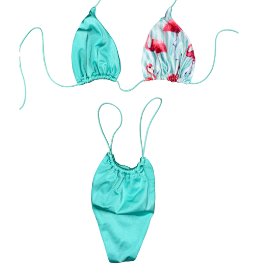 Mint to Be Wild String Bikini