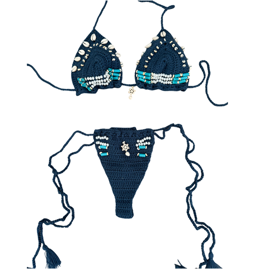 Tidal Treasures 
 Crochet Bikini