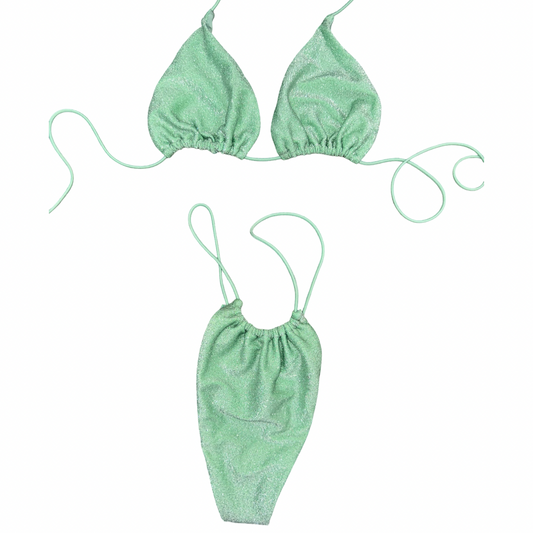 Mint Mirage String Bikini