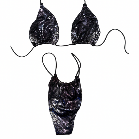 Midnight Viper String Bikini
