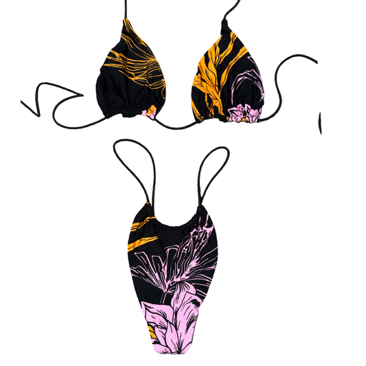 Golden Orchid String Bikini