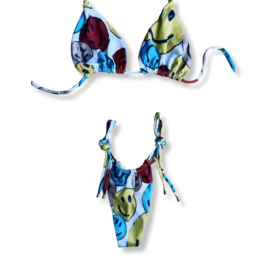 Don’t Worry Be Happy Tie Bikini