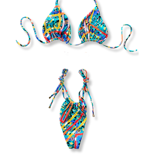 Aztec Tie Bikini
