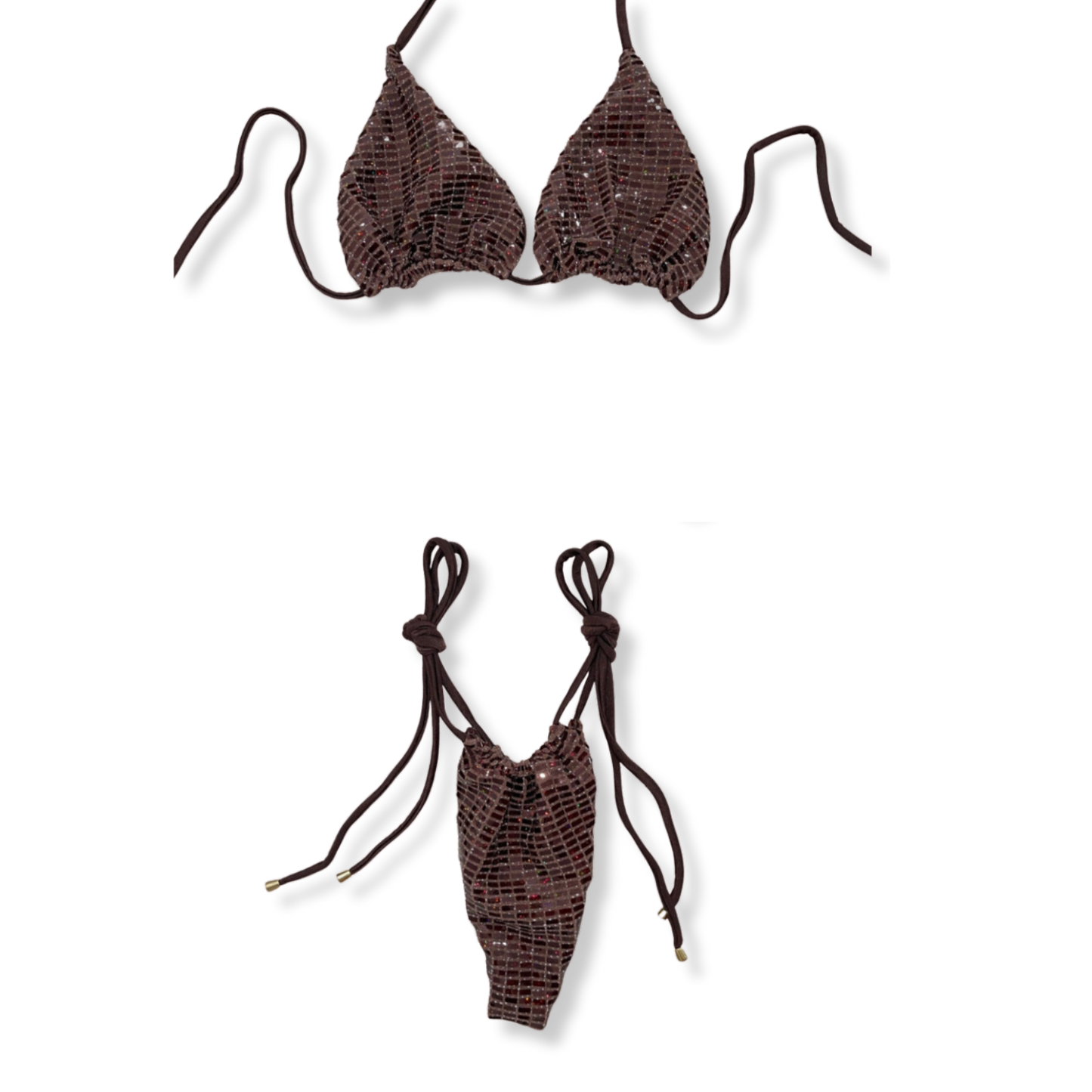 Brown Mariah Tie Bikini