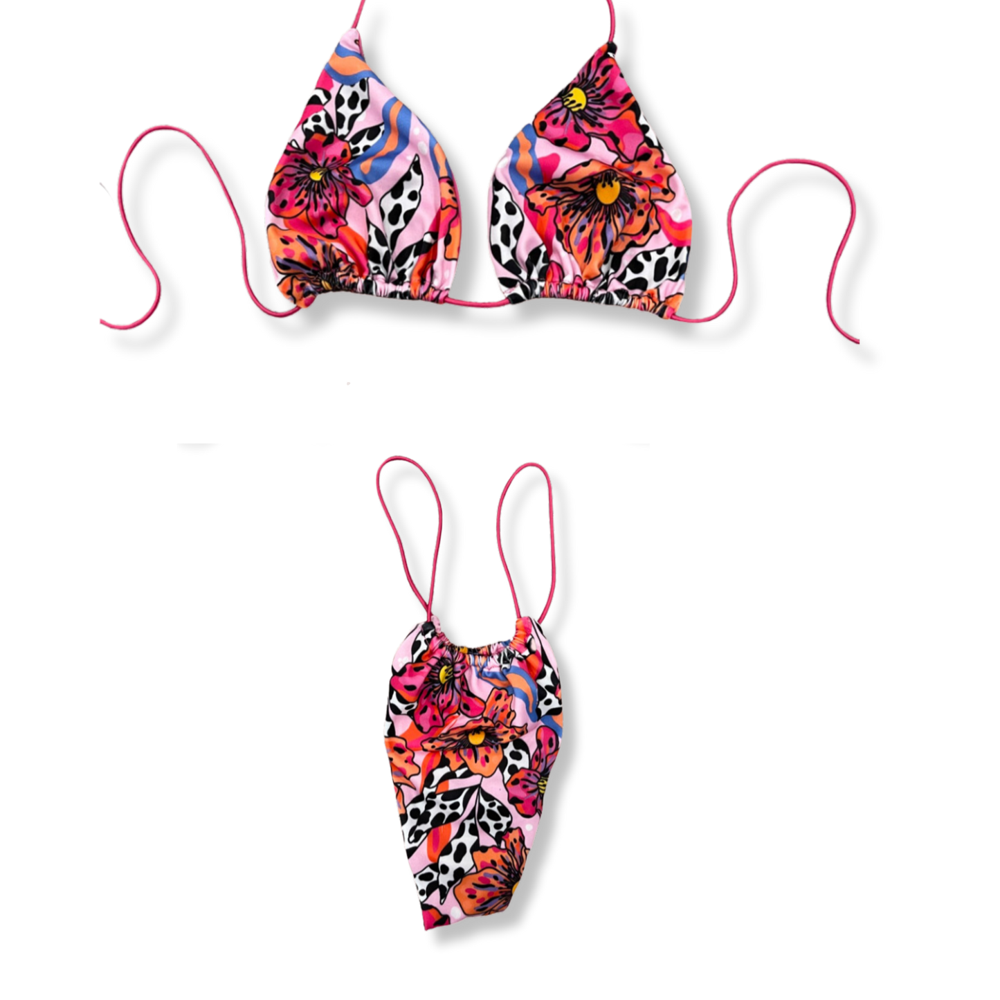 Wild Orchid String Bikini